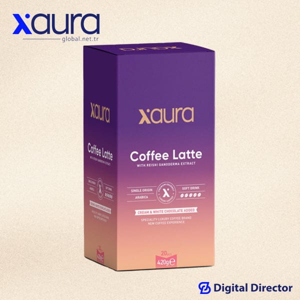 Xaura Global Coffee Latte Reishi Mantarlı Kahve